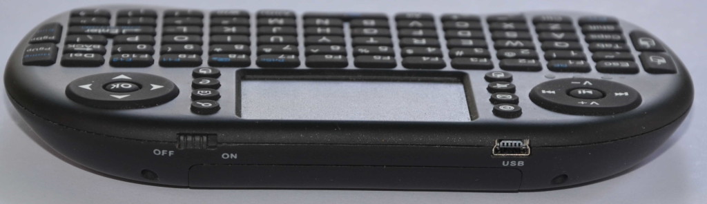 Rii mini i8 mini USB connector and power switch